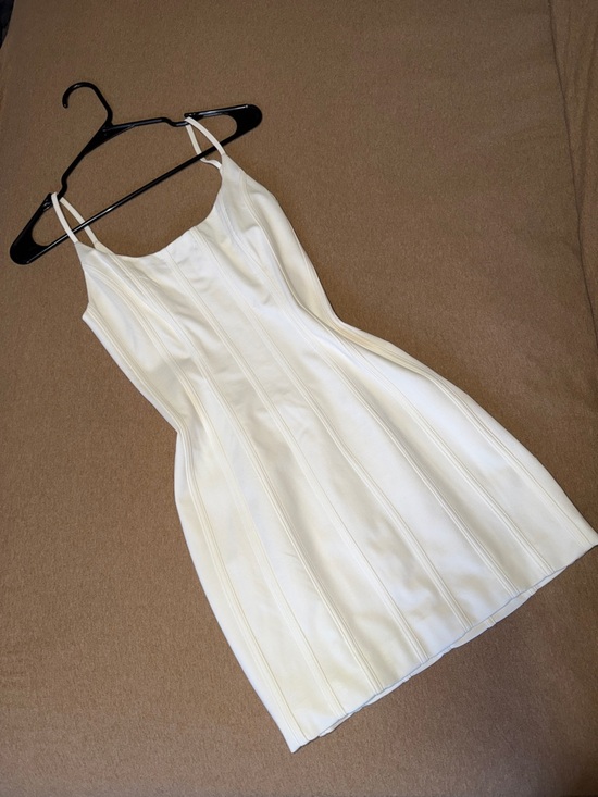 Meshki Dresses & Skirts - Meshki White Bodycon Mini Dress
